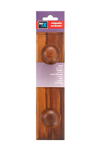 Product Κρεμάστρα Ξύλινη 2 Θέσεων Κερασί Inofix 1462 base image
