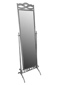 Product Standing Mirror Metal Grey 52x38x185cm base image