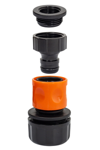 Product Ταχυσύνδεσμος Λάστιχου 1" & Ρακόρ Βρύσης 3/4"-1" base image