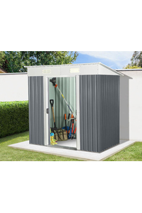 Product Αποθήκη Κήπου Μεταλλική Ανθρακί 195x121x180cm Linea C1351006 base image