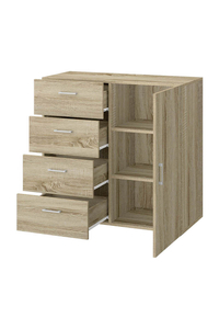 Product Wooden Chest With 4 Drawers & 1 Door King A1505109 base image