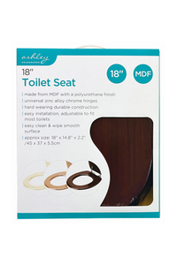Product Καπάκι Λεκάνης MDF Μαόνι Ashley Housewares BB-TS502 base image