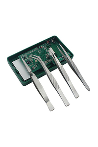Product 4pc Tweezer Set Blackspur TW100 base image