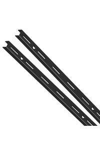 Product Ορθοστάτης Τοίχου Element Διπλής Διάτρησης 50cm Μαύρος Σετ 2 τεμ base image