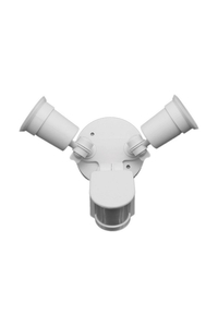 Product 180 Degree Motion Sensor With 2 E27 Sockets Alfa One ES-B06B base image