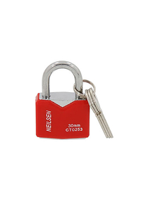Product 30mm Rhombic Chrome Plated Iron Padlock Neilsen CT0253 base image