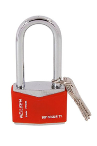 Product 50mm Long Shackle Rhombic Chrome Plated Iron Padlock Neilsen CT0258 base image