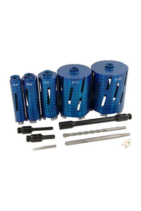 Product Diamond Core Drill Set 11 Pieces Neilsen CT088 base image