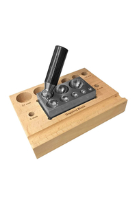 Product Dapping Punch & Block Set 9 Piece With Wooden Stand Neilsen CT5114 base image