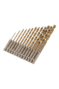 Product Τρυπάνια HSS HEX 1/4" Τιτανίου Σετ 19 τεμ. Neilsen CT2341 base image