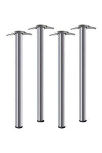 Product Πόδια Τραπεζιού Μεταλλικά Σατινέ 6x71cm Σετ 4 τεμ. base image