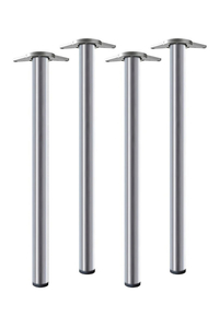 Product Metal Satin Table Legs 6x82cm Set of 4 pcs. base image