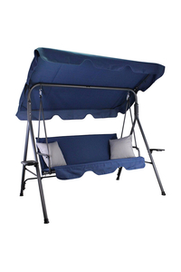 Product Outdoor Swing 3-Seat Blue 153x110x170cm KRE9696 base image
