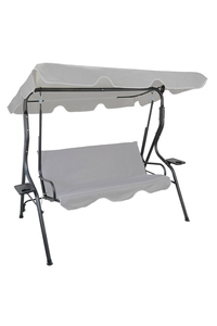 Product Outdoor Swing 3-Seat Grey 153x110x170cm KRE5422 base image