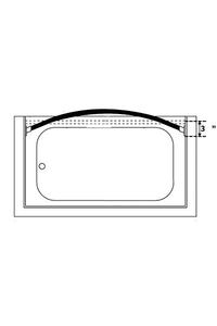 Product Σωλήνας Κουρτίνας Μπάνιου Κυρτός 240cm base image
