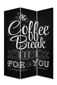 Product Παραβάν Τρίφυλλο "Coffee" 180x120cm base image