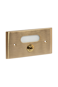 Product Door Bell Metal Gold Matte ARI137B base image