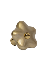 Product Furniture Knob Flower Gold Satin S393D33S base image