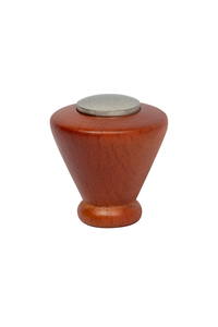 Product Furniture Knob Cherry Wood Nickel Matt S719D28C base image