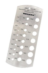 Product Drill Gauge 1 - 13mm Stainless Steel Neilsen CT4308 base image