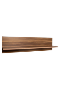 Product Ράφι Κρυφής Στήριξης Με Πλάτη Καρυδί 92x16x24.5cm "Rubis" base image