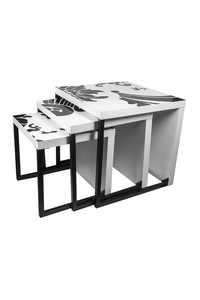 Product Τραπεζάκια Σαλονιού Σετ 3 τεμ "Barok" base image