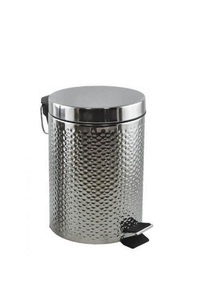 Product Κάδος Με Πεντάλ 5Lt Από Σφυρίλατος INOX base image