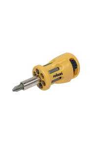 Product Stubby Ratchet Screwdriver With Bits Set 8 Pcs Rolson base image