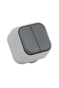 Product Διακόπτης Εξωτερικού Χώρου Διπλός Benson 012474 base image