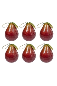 Product Στολίδια Αχλάδια 7.5x6cm Σετ 6 τεμ. base image