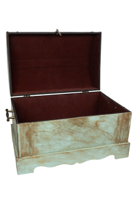 Product Μπαούλο Πατίνα Τιρκουάζ 42x29x31cm base image