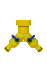 Product 2 Way Hose Splitter 1" - 3/4" With Switches Kinzo base image