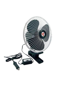 Product Ανεμιστήρας Αυτοκινήτου 24V 8"/20cm Με Κλιπ GPS Route 60125 base image