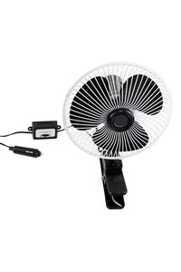 Product Ανεμιστήρας Αυτοκινήτου 24V 8"/20cm Με Κλιπ GPS Route 60125 base image