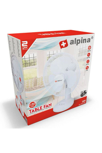 Product Ανεμιστήρας Επιτραπέζιος 30cm 38W Λευκός Alpina 17254 base image