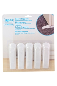 Product Στοπ Πόρτας Λευκό Σετ 5 τεμ. 65772 base image