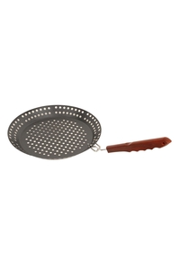 Product Καστανιέρα 32cm Με Ξύλινη Λαβή BBQ Collection 75596 base image