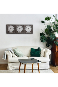 Product Ρολόι Τοίχου 3 Σε 1 Σε Καμβά 40x120cm base image