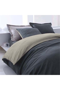 Product Παπλωματοθήκη Μονή Γκρι-Μπεζ 160x240cm base image