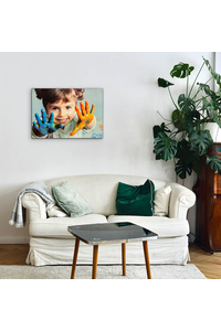Product Πίνακας Με Εκτύπωση 70x50cm "Παιδί Με Χρώματα" base image