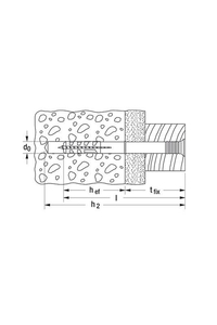 Product Nylon Plug With Screw Ν6x40Ζ 100 pcs Fischer base image