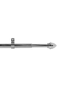 Product Telescopic Metal Curtain Rod ø12 135 - 225cm Chrome base image