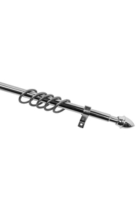 Product Telescopic Metal Curtain Rod ø12 135 - 225cm Chrome base image