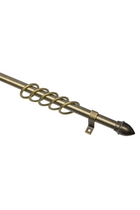 Product Telescopic Metal Curtain Rod ø12 135 - 225m Antique Finish Bris-Bris base image