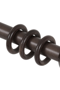 Product Wooden Curtain Rod Rings 35mm Brown base image
