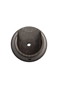 Product Wooden Inside Mount Curtain Rod Bracket Socket 28mm Brown base image