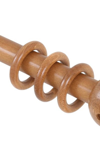 Product Wooden Curtain Rod Rings 35mm Honey Colour base image