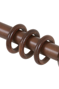 Product Wooden Curtain Rod Rings 35mm Brown base image