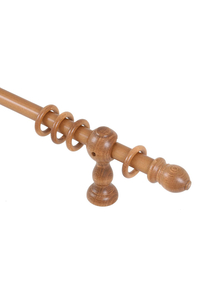 Product Wooden Curtain Rod 3.5x120cm Honey Colour base image