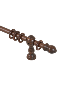 Product Wooden Curtain Rod 2.8x160cm Brown base image